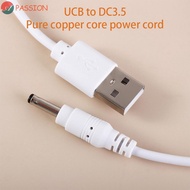 PASSION Usb To Dc 3.5mm Cable Usb DC Cable Usb To Dc 3.5MM 5V USB Barrel Power Cable Adapter Cable D
