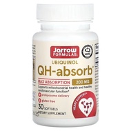 พร้อมส่ง Jarrow Formulas Ubiquinol QH-Absorb 100 mg & 200 mg CoQ10 ที่ดีที่สุด Co enzyme q10