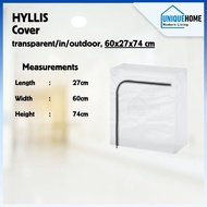 HYLLIS Cover 60x27x74 cm Transparent Indoor Outdoor Shelf Cover Dustproof Waterproof Protector Uniqu