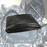 Rubber Pond Liner HDPE Pond Skins Liner Tarpaulin Waterproof Heavy Duty for Small Ponds, Fish Ponds,