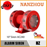 DOUBLE DOOR MOTOR SIREN MS790 10'' AC240 NANZHOU