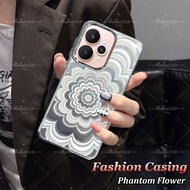 For Realme 15 Pro 5G Luxury Fashion Phantom Flower Phone Case For Realme 15 15T 15Pro 15x 14x 12 Lit
