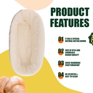 Banneton Proofing Basket Set - Artisan Sourdough Bread Bakery BasketDough Scraper/Cutter & Brotfo