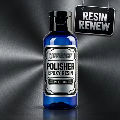 QIFENGHE 30g Epoxy Resin Polisher, Clear Gloss Resin Polishing Agent, Scratch Remover & Shine Restor