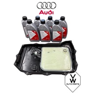 ( 100% FEBI ) AUDI Q7 4M S4 B9 S5 B9 SQ5 TRANSMISSION FILTER WITH TRANSMISSION FLUID ATF OIL ( 0D539