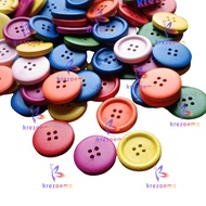 12pcs Plain cream wooden shirt buttons and mix colors, sizes 1cm, 2cm, and 2.5cm