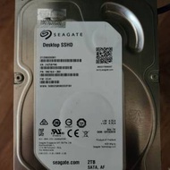 一黃色警告 Seagate 2T SSHD 硬碟