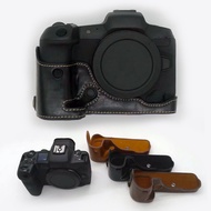 Leather Protect Camera Half case Bag Grip for Canon Eos R5 R6 R62