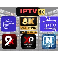 IPTV 4K/12k/8k Ultra HD app with 26K+ global live channels Smarters IPTV IPTV Smarters Pro 9x IPTV/O