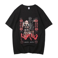 Dorohedoro cotton tshirt teen anime korean clothes 2000s 80s tshirt 80s streetwear anime Trendy Univ