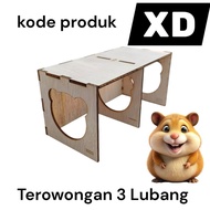 XD Hamster Tunnel Cute Hamster Tunnel Wooden Material