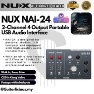 NUX NAI-24 2-Channel 4 Output Portable USB Audio Interface