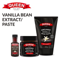 Queen | Organic Vanilla Bean Extract Vanilla Bean Paste | Pes Vanila Ekstrak Vanila Perisa Vanila