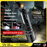 10000LM Lampu Suluh Terang LED Lumen Sangat Terang Zoom Jauh Kalis air Darurat Lighting Portable ign