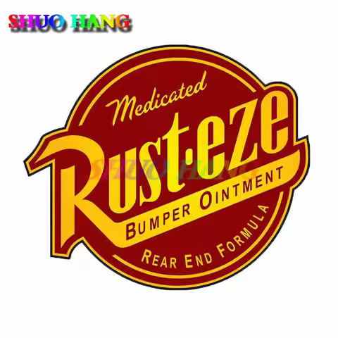 RUST-EZE Window Sticker Vinil Wall-mounted Creative Water Mobile Device Car Racing Vinyl Motorcycle 
