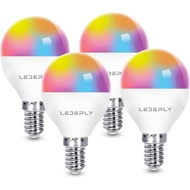 A15 LED Smart Bulb, 5W=40W,Compatible with Alexa Google Assistant, E12 Base, G45 Ceiling Fan Light B