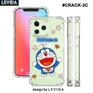 Case gambar motif Doraemon kartun doraemon CRACK02 Case Redmi 9C Redmi 9T Redmi 10C Redmi 10 Redmi 1