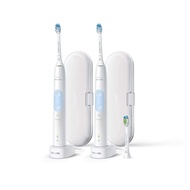 Sonicare Protective Clean HX6829 Rechargeable Toothbrushes 2 Handless 3 Brush Heads & 2 Travel Case 