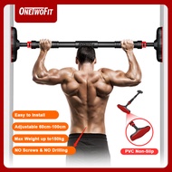 OneTwoFit Adjustable Door Pull Up Bar Heavy Steel Muscle Training Equipment  Home Fitness Workout OT