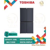 [KL DELIVERY ONLY] TOSHIBA 820L MULTI-DOOR INVERTER REFRIGERATOR FRIDGE / PETI SEJUK / PETI AIS