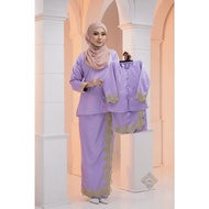 BAJU RAYA 2025 MINI KURUNG KEBAYA MODEN DEWASA KIDS BUDAK MUSTARD YELLOW LILAC NUDE CHAMPAGNE MINT G