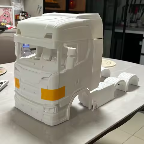 Simulated Plastic Cab Body Shell 6X4 Series for 1/14 Tamiya RC Dump Truck Trailer SCANIA 770S R620 R