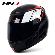 HNJ Helmet Motor Murah Full Face Electric Motorcycle Helmet