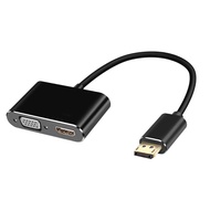 Tangrenshop DP to Compatible-HDMI Converter Computer Monitor Adapter Cable Docking Station