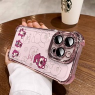 3 In1 Strawberry Bear Case For Vivo Iq00 Z6x Neo5se Z8x Z9-5g Z9 Turbo Iq00 Z9x Iq00 Z10 13 Phone Ca