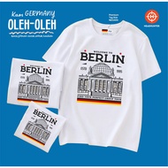 GERMANY SOUVENIR T-SHIRT GERMANY HAMBURG WEAR COUNTRYTAG ASSAL COTTON 30S SOUVENIR PREMIUM GIFT