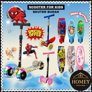 Kids Scooter With LED Wheels Foldable kids scooter Skuter Budak Scooter for kids children scooter