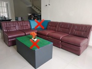 1 Set Sofa Bekas Empuk Second Isi 5 Kursi