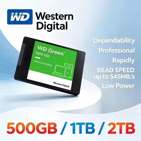 WD Green 2.5 Inch SATA3 Solid State Drive Genuine SSD 250GB 500GB 1TB 2TB Fast Internal Storage for 