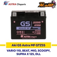 Aki Motor Honda Beat GTZ5 GS Astra Original Accu kering Aki beat vario