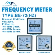 Panel Meter / Frequency Meter HZ Needle & Vibration 50Hz/ 60Hz BE-72 BEST QUALITY.