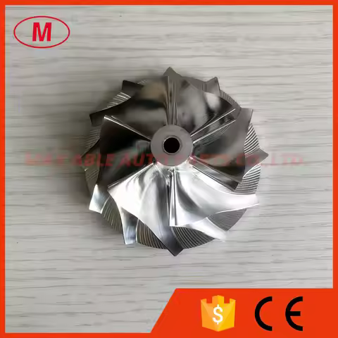 GT15-25 18G 50.39/68.01mm 6+6 blades high performance turbo milling/aluminum 2618/billet compressor 