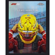 Formula One Card 2025 Topps Chrome 1 F1 Helmet Topps Chrome F1