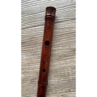 ** Athens Musical Instrument World * Premium Indian Leaflet Red Sandalwood Chinese Flute A Key Profe