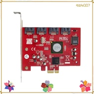 For Enhanced Storage Solutions- PCI-E X1 to 4-Port  3.0  Card Adapter with Silicon Image  2.0 III Co