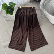 VELIN Pants Strip Jumbo Hommy Highwaist Kulot Daily