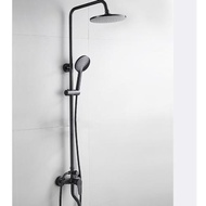 Set Shower Faucet Minimalis Warna Hitam Shower Mixer Air Panas Dingin