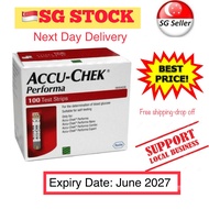 [🇸🇬 Stock|Performa 100s ACCU Check Performa 100s Test  Strips Expiry date:  2027