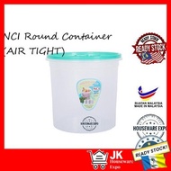 NCI Round Container Bekas Plastik round container with cover Food Container Food Tupperware BPA Free