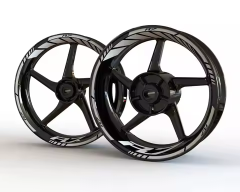 Vinyl R7 Wheel Sticker R7 Logo Motorcycle Rim Decal Stickers Set