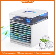 【Ready Stock】♞Original Portable Mini Aircon Cooling Air Cooler For Home Car Office Travel  LED Light