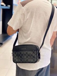 🇨🇦🇨🇦加拿大直送✈️COACH GRAHAM DOUBLE ZIP CROSSBODY男款雙拉鍊相機包