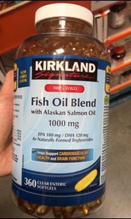 Kirkland 魚油丸 (1000mg) - 360粒