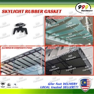 999 SKYLIGHT GASKET RUBBER [1 MTR] / RUBBER SEAL STRIP / GETAH ATAP / BUMBUNG / AWNING / ACP / POLYCARBONATE