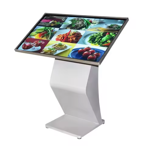 32 43 50 Inch High Resolution Standing Touch Screen Kiosk Lcd Advertising Screen Information Kiosk