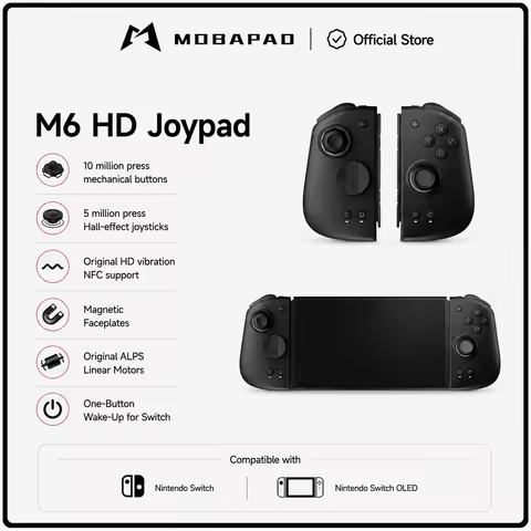 MOBAPAD M6 HD Gemini 2 Controller For Nintendo Switch OLED Joypad with Hall Joystick Console for Swi